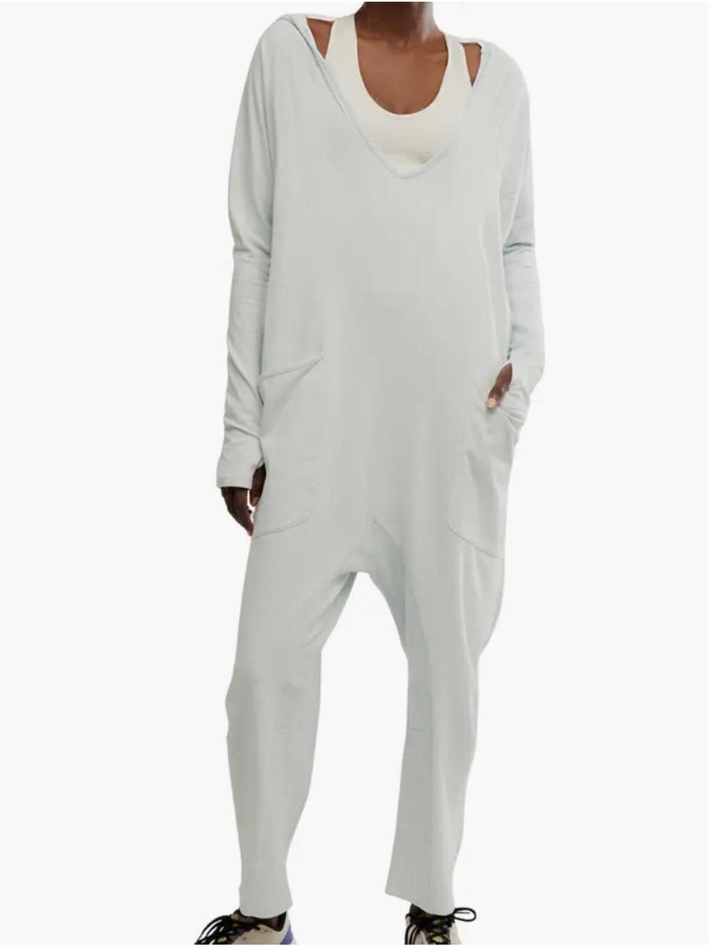 NWT Free People Movement Hotshot Long Sleeve Jumpsuit size M